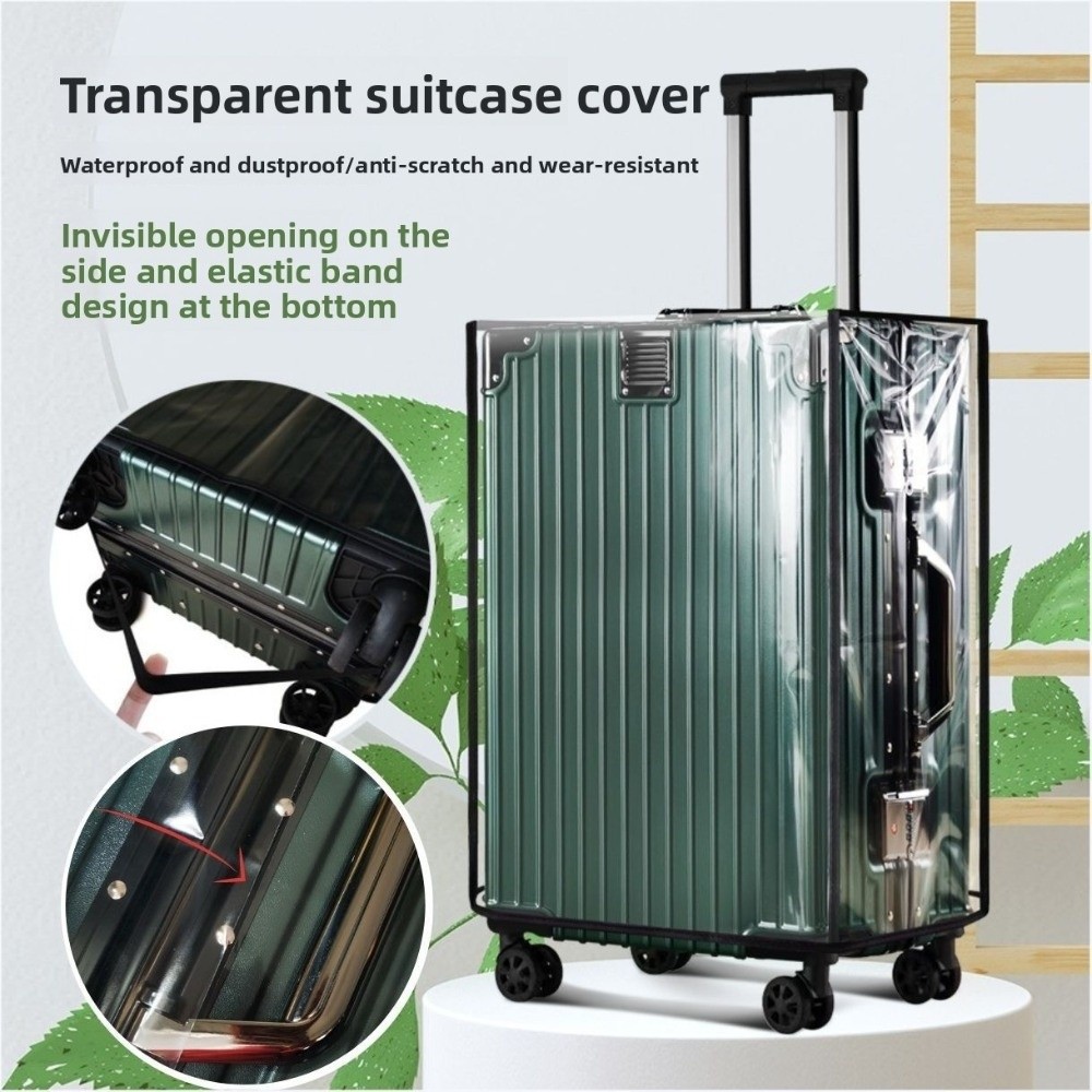 Luggage Protective Cover Transparent - 18-30 inch reiskofferhoes PVC transparante bagagebeschermerhoes