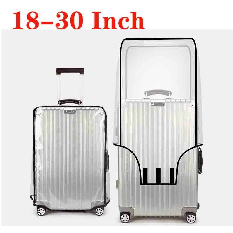 Waterproof Suitcase Cover Protector - 18-30 inch koffer PVC hoesbeschermer, transparante