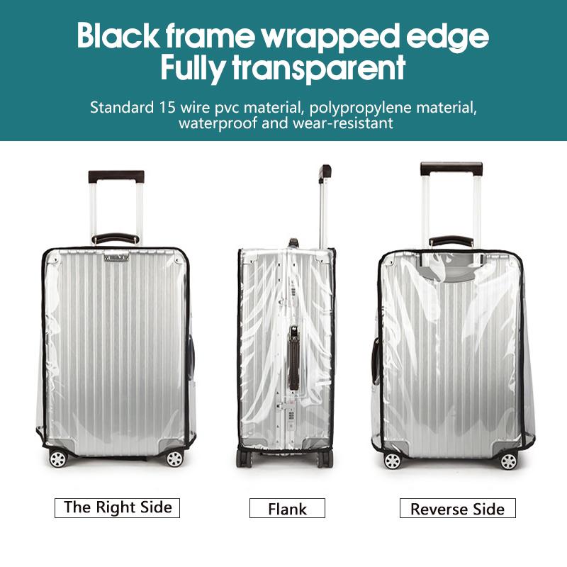 Luggage Protective Cover Transparent - Hot Sale Reishoes voor koffers, transparant,