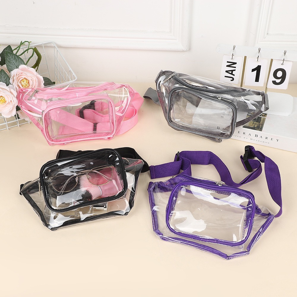Handbags - Doorzichtig heuptasje Transparant PVC Meerkleurig Verstelbare