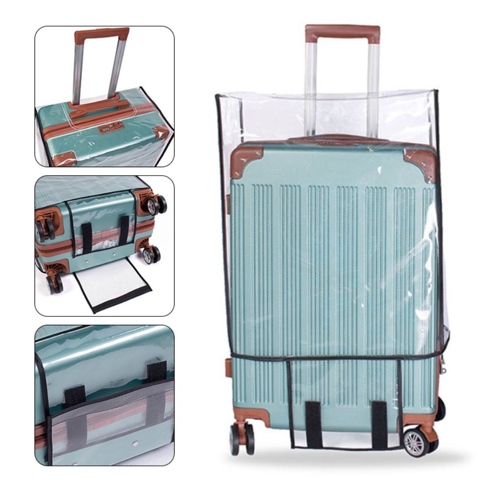 Luggage Protective Cover Transparent - Transparante PVC waterdichte beschermer kofferhoezen bagagehoes