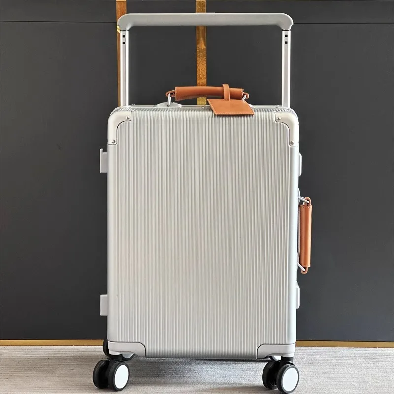 Aluminum Frame Carry On Luggage - Reiskoffer met brede handgreep, reiskoffer voor