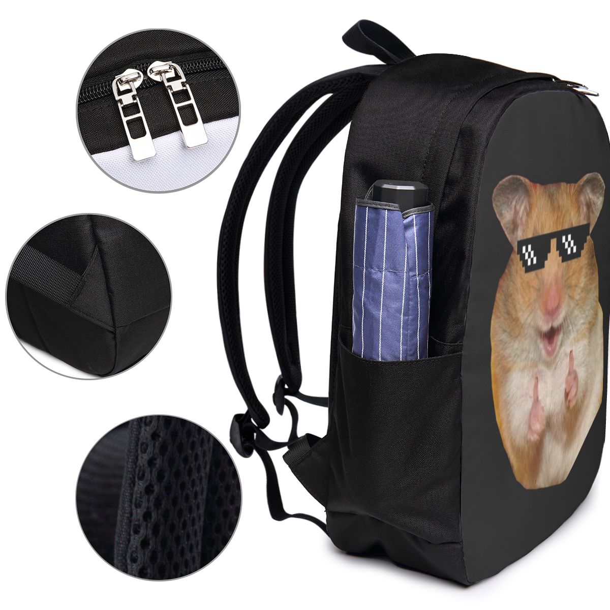 Grappige hamster rugzak reisno - Travel Bags recensie en prijs