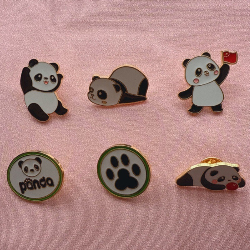 6 stks Cartoon China Panda Bad - Backpacks recensie en prijs