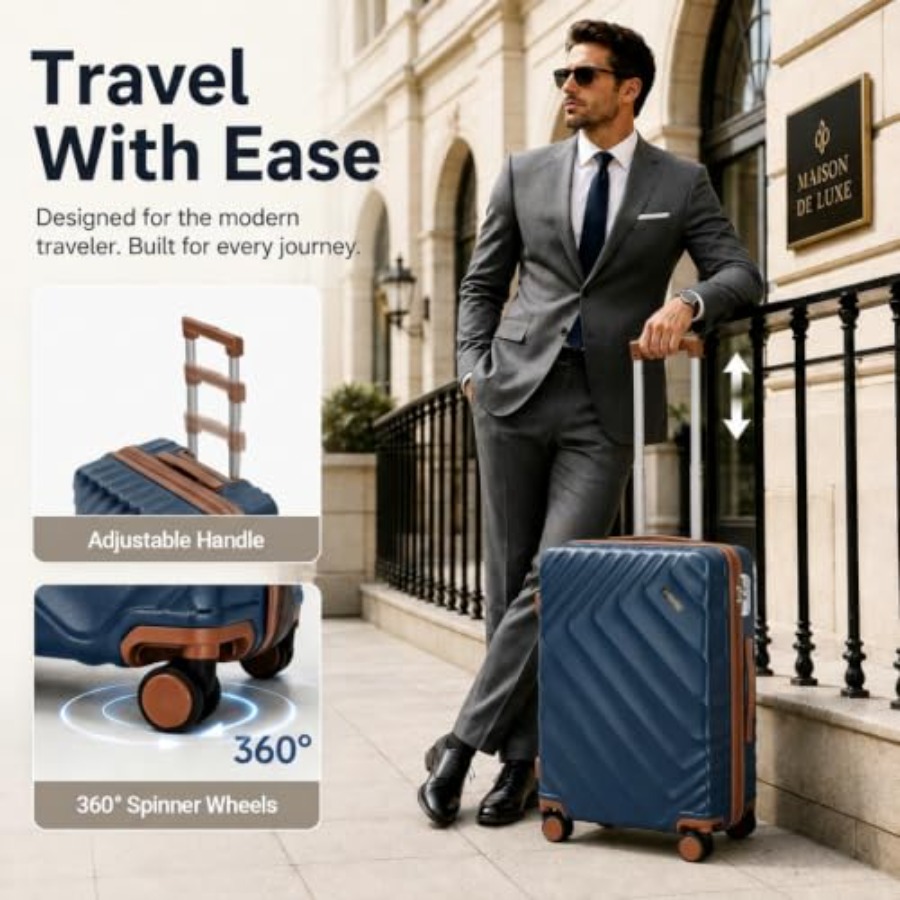 5-delige hardcase uitbreidbare - Expandable Hard Shell Luggage Set recensie en prijs