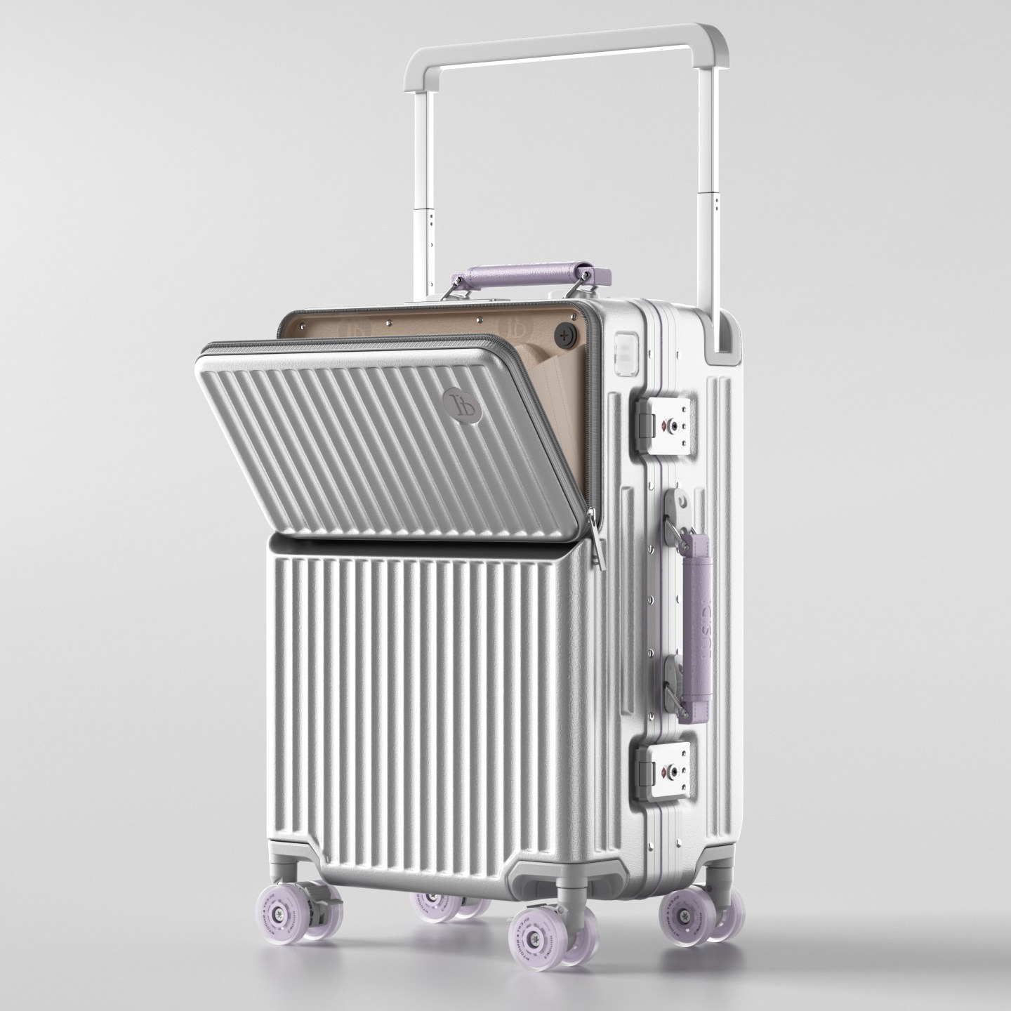 Koffer met vooropening, brede  - Aluminum Frame Carry On Luggage recensie en prijs