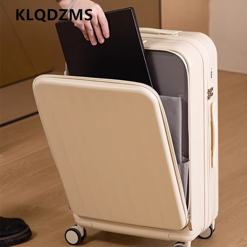 KLQDZMS Multifunctionele koffe - Front Opening Laptop Luggage 24 Inch recensie en prijs