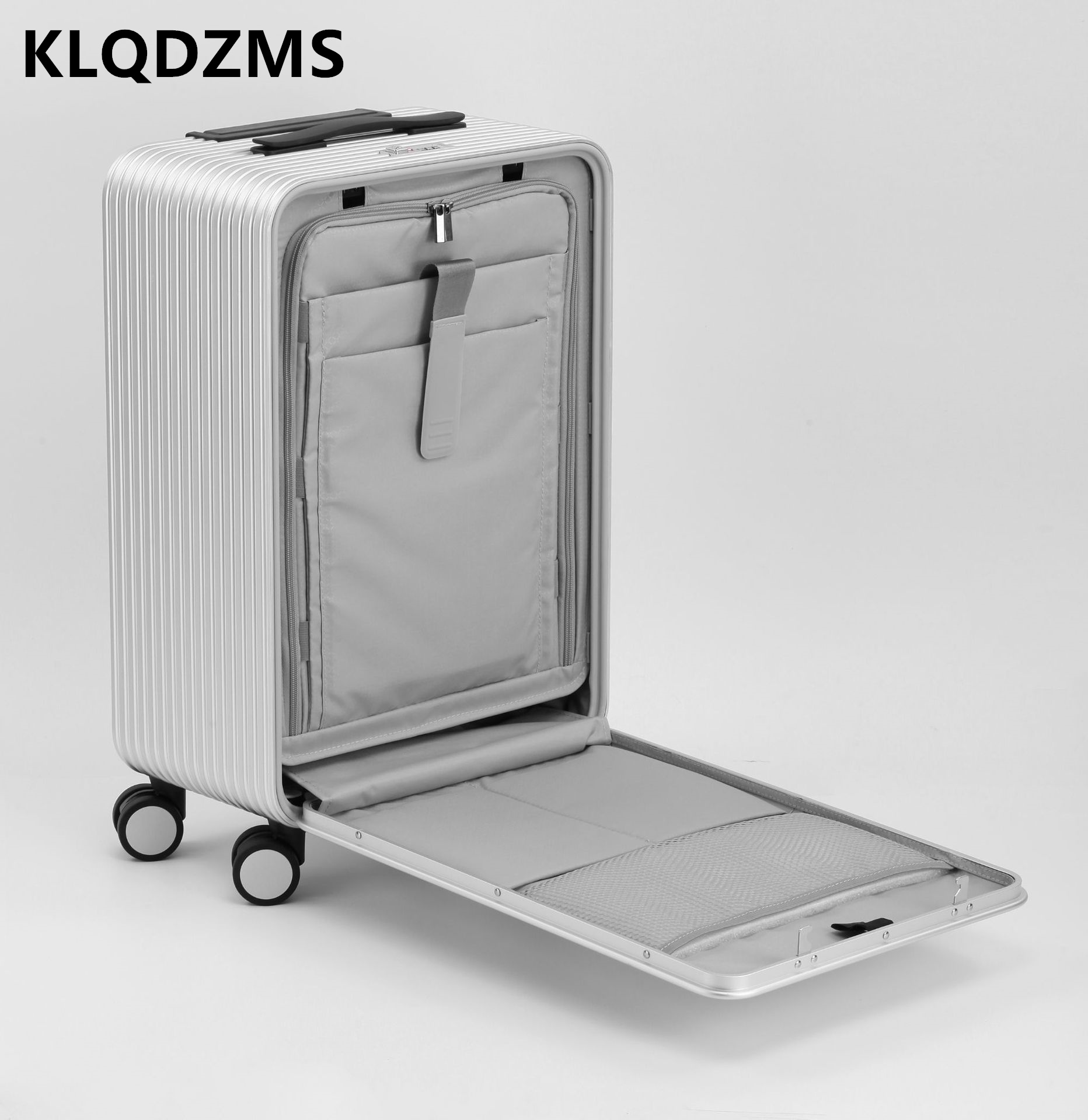 KLQDZMS Bagage Volledig alumin - Front Opening Laptop Luggage 24 Inch recensie en prijs
